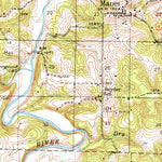 United States Geological Survey Manes, MO (1941, 62500-Scale) digital map