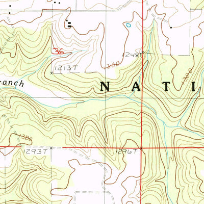 United States Geological Survey Manes, MO (1987, 24000-Scale) digital map