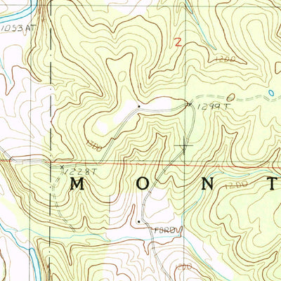United States Geological Survey Manes, MO (1987, 24000-Scale) digital map