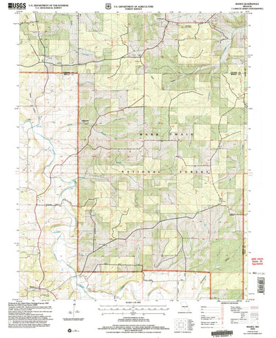 United States Geological Survey Manes, MO (2004, 24000-Scale) digital map