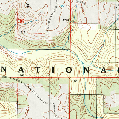 United States Geological Survey Manes, MO (2004, 24000-Scale) digital map