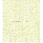 United States Geological Survey Maness Peak, AZ-NM (1991, 24000-Scale) digital map