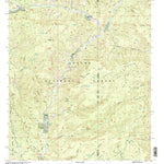 United States Geological Survey Maness Peak, AZ-NM (1997, 24000-Scale) digital map