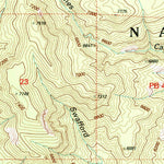 United States Geological Survey Maness Peak, AZ-NM (1997, 24000-Scale) digital map