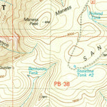 United States Geological Survey Maness Peak, AZ-NM (2005, 24000-Scale) digital map