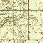 United States Geological Survey Manfred, ND (1945, 62500-Scale) digital map