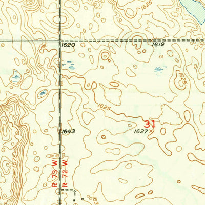 United States Geological Survey Manfred NW, ND (1950, 24000-Scale) digital map