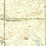 United States Geological Survey Manfred SE, ND (1950, 24000-Scale) digital map