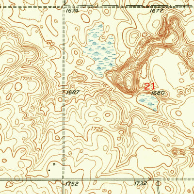 United States Geological Survey Manfred SE, ND (1950, 24000-Scale) digital map