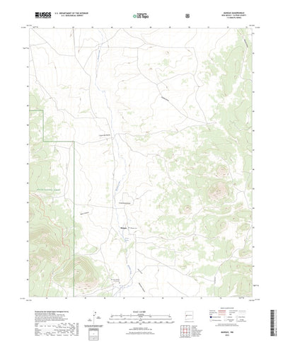 United States Geological Survey Mangas, NM (2023, 24000-Scale) digital map