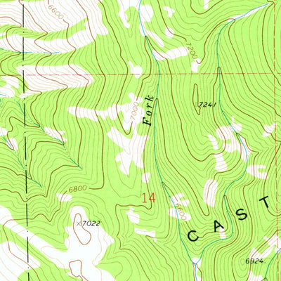 United States Geological Survey Manger Park, MT (1971, 24000-Scale) digital map