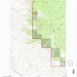 United States Geological Survey Manger Park, MT (1995, 24000-Scale) digital map