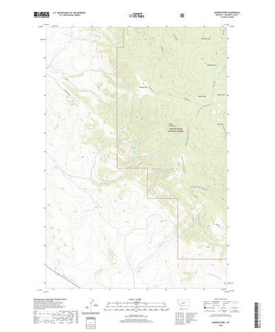 United States Geological Survey Manger Park, MT (2020, 24000-Scale) digital map