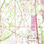 United States Geological Survey Mangham, LA (1957, 62500-Scale) digital map