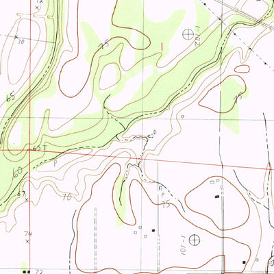 United States Geological Survey Mangham, LA (1982, 24000-Scale) digital map