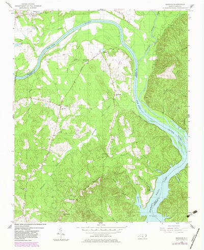 United States Geological Survey Mangum, NC (1956, 24000-Scale) digital map