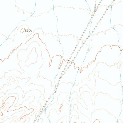 United States Geological Survey Manhattan Mountain NE, NV (1969, 24000-Scale) digital map