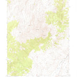 United States Geological Survey Manhattan Mountain, NV (1969, 24000-Scale) digital map