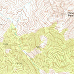 United States Geological Survey Manhattan Mountain, NV (1969, 24000-Scale) digital map