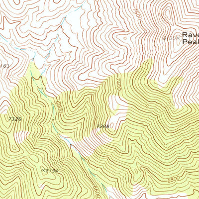 United States Geological Survey Manhattan Mountain, NV (1969, 24000-Scale) digital map