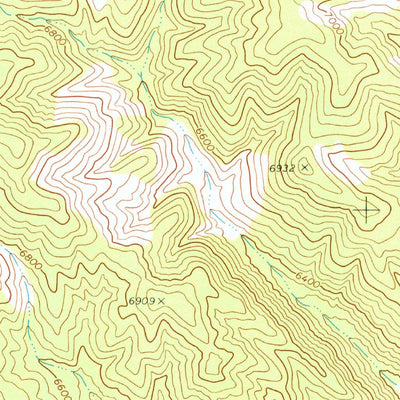United States Geological Survey Manhattan Mountain, NV (1969, 24000-Scale) digital map
