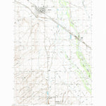 United States Geological Survey Manhattan, MT (1987, 24000-Scale) digital map