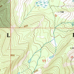United States Geological Survey Manhead Mountain, MT (1996, 24000-Scale) digital map