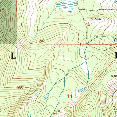 United States Geological Survey Manhead Mountain, MT (1996, 24000-Scale) digital map