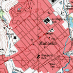 United States Geological Survey Manheim, PA (1997, 24000-Scale) digital map