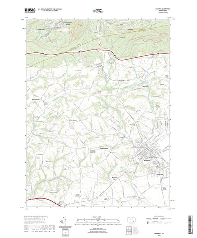 United States Geological Survey Manheim, PA (2023, 24000-Scale) digital map
