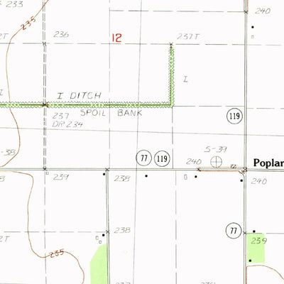 United States Geological Survey Manila North, AR-MO (1983, 24000-Scale) digital map