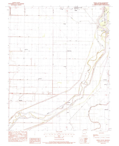 United States Geological Survey Manila South, AR (1983, 24000-Scale) digital map