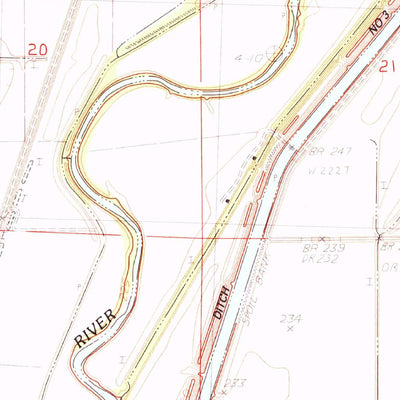 United States Geological Survey Manila South, AR (1983, 24000-Scale) digital map