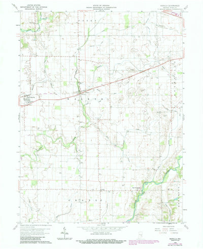 United States Geological Survey Manilla, IN (1960, 24000-Scale) digital map