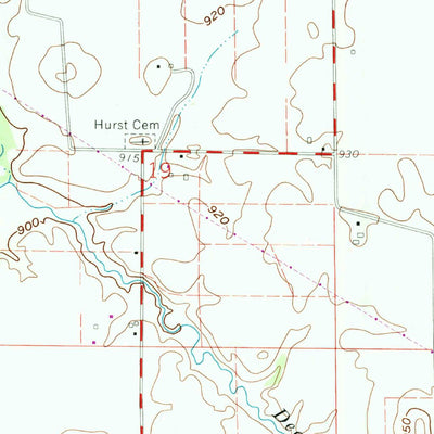 United States Geological Survey Manilla, IN (1960, 24000-Scale) digital map