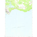 United States Geological Survey Manistique East, MI (1972, 24000-Scale) digital map