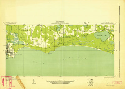 United States Geological Survey Manistique, MI (1931, 31680-Scale) digital map