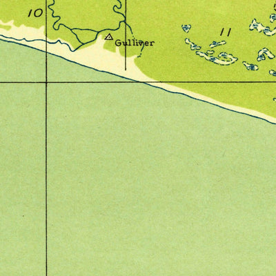 United States Geological Survey Manistique, MI (1931, 31680-Scale) digital map