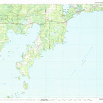 United States Geological Survey Manistique, MI (1983, 100000-Scale) digital map