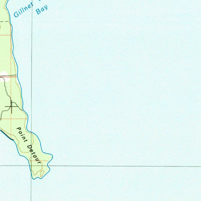 United States Geological Survey Manistique, MI (1983, 100000-Scale) digital map