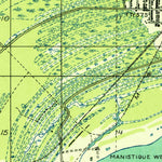 United States Geological Survey Manistique West, MI (1931, 31680-Scale) digital map