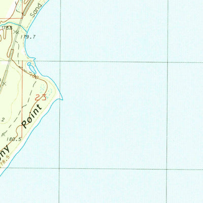United States Geological Survey Manistique West, MI (1983, 25000-Scale) digital map