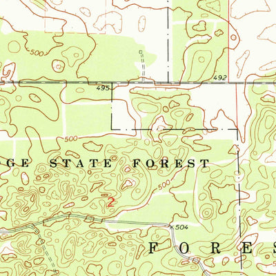 United States Geological Survey Manito, IL (1971, 24000-Scale) digital map