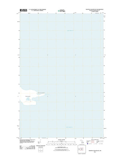 United States Geological Survey Manitou Island Oe E, MI (2011, 24000-Scale) digital map