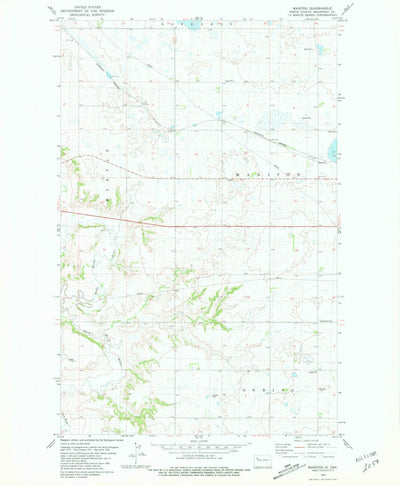 United States Geological Survey Manitou, ND (1981, 24000-Scale) digital map