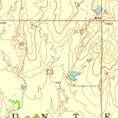 United States Geological Survey Manitou, OK (1956, 24000-Scale) digital map
