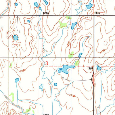 United States Geological Survey Manitou, OK (1991, 24000-Scale) digital map