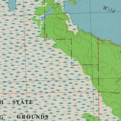 United States Geological Survey Manitowish Lake, WI (1981, 24000-Scale) digital map