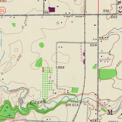 United States Geological Survey Manitowoc, WI (1954, 24000-Scale) digital map