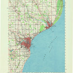 United States Geological Survey Manitowoc, WI (1954, 62500-Scale) digital map